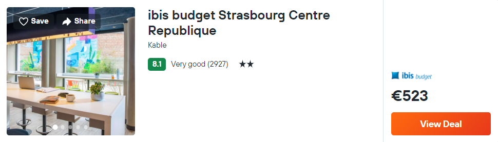 ibis budget Strasbourg Centre Republique