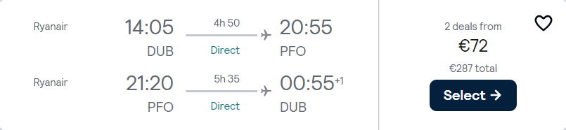 cheap flights to Cyprus