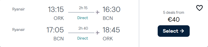 cheap flights to Spain
