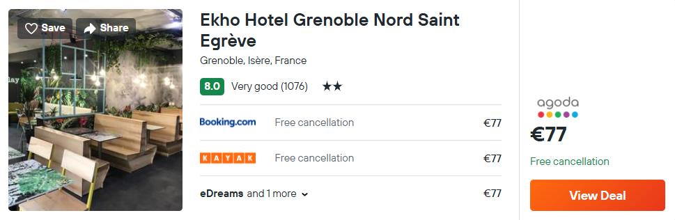 Ekho Hotel Grenoble Nord Saint Egrève