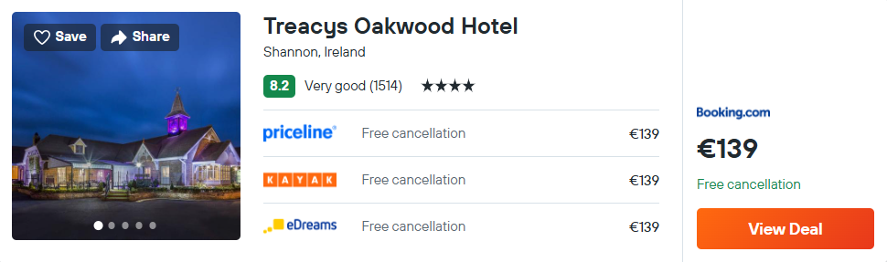 Treacys Oakwood Hotel