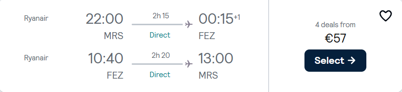 cheap flights to Morocco