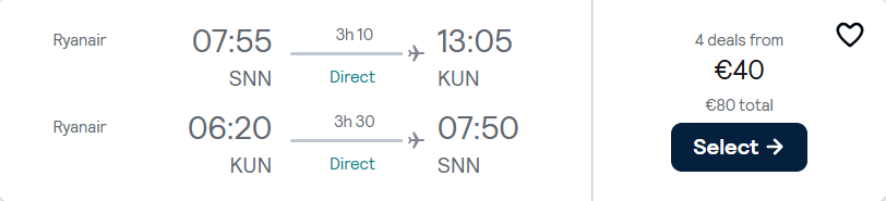 cheap flights to Lithuania