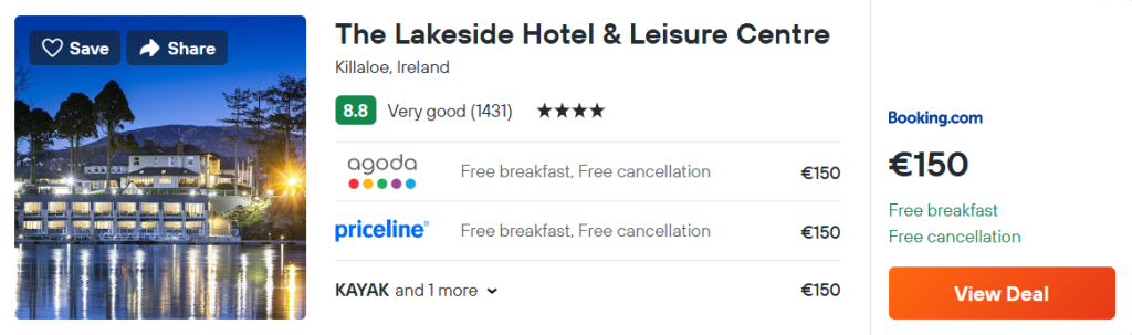 The Lakeside Hotel & Leisure Centre