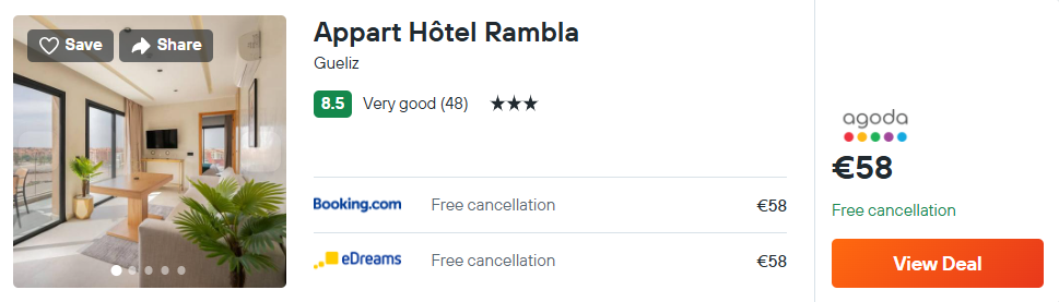 Appart Hôtel Rambla