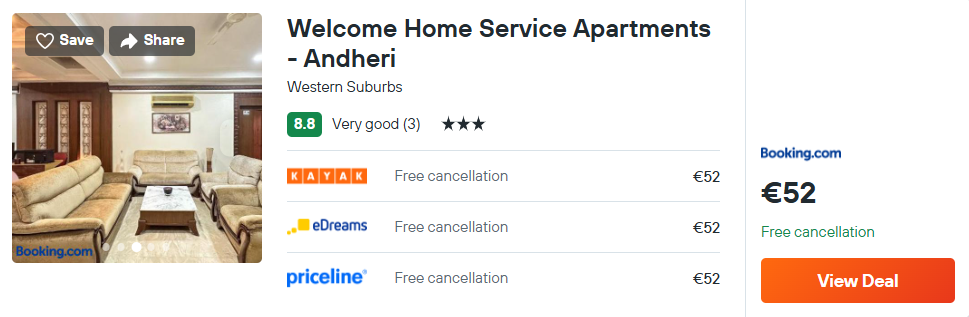Welcome Home Service Apartments - Andheri