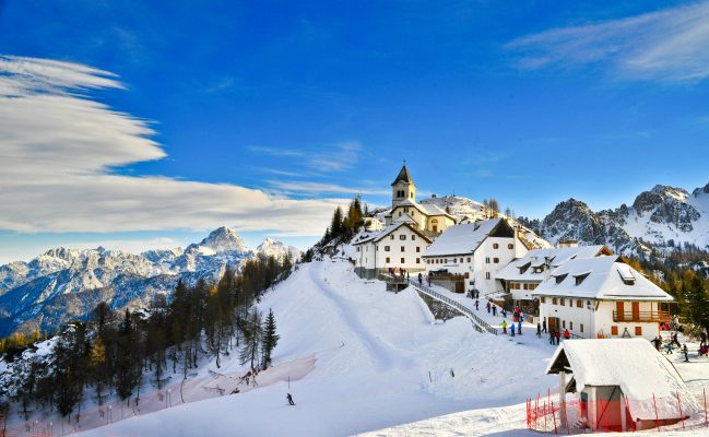 Italy Alps Monte lussari unsplash