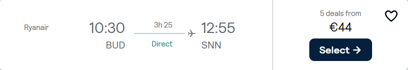 cheap flights to Ireland