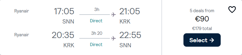 cheap flights to Poland