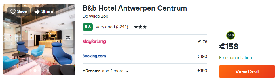 B&b Hotel Antwerpen Centrum