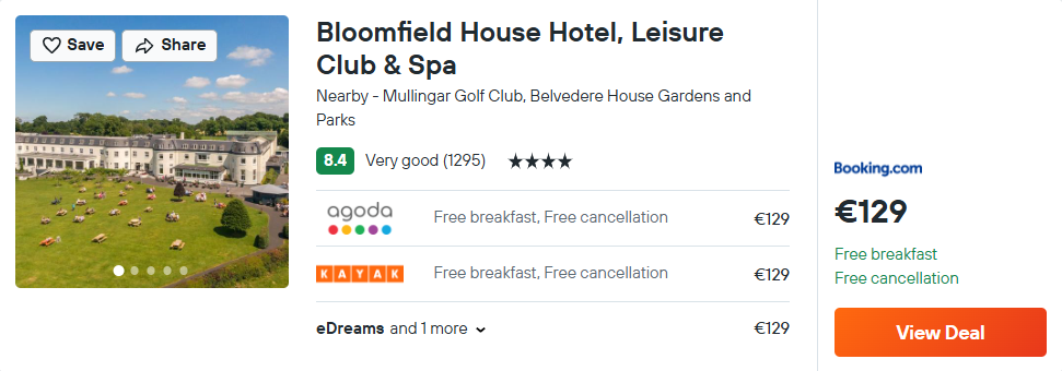 Bloomfield House Hotel, Leisure Club & Spa