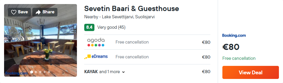 Sevetin Baari & Guesthouse