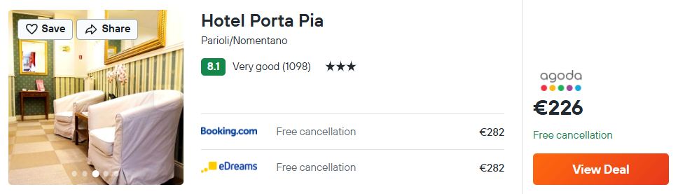 Hotel Porta Pia