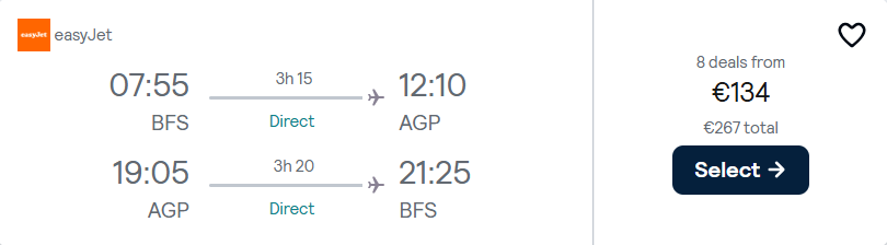 cheap flights to Spain