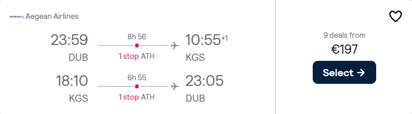 cheap flights to Greece