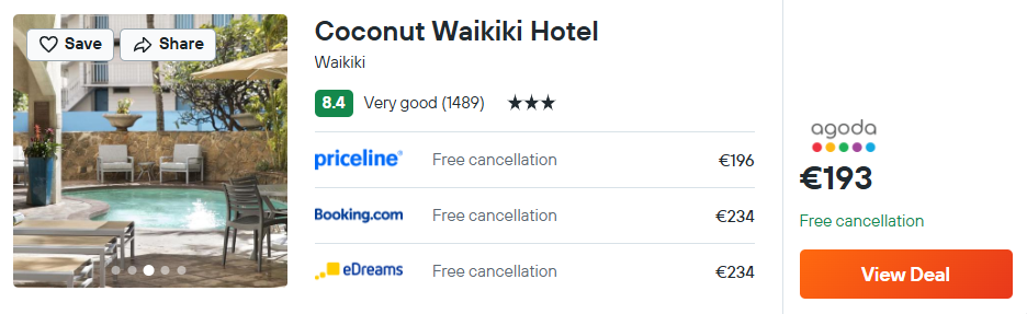 Coconut Waikiki Hotel