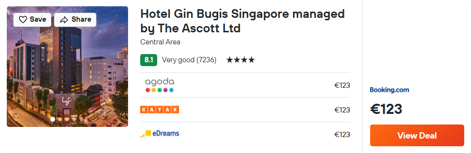 Hotel Gin Bugis Singapore managed by The Ascott Ltd