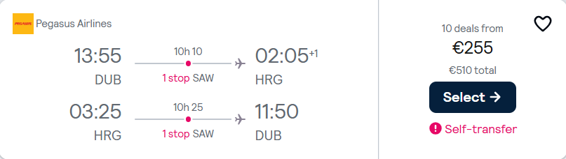 cheap flights to Egypt