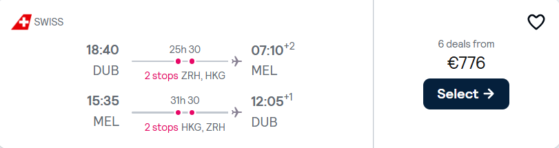 cheap flights to Australia