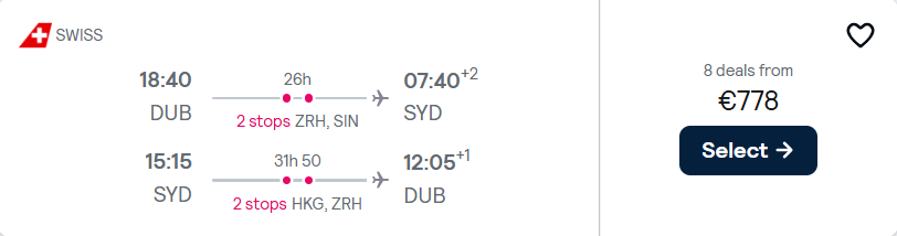 cheap flights to Australia