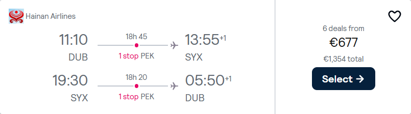 cheap flights to China