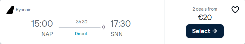 cheap flights to Ireland