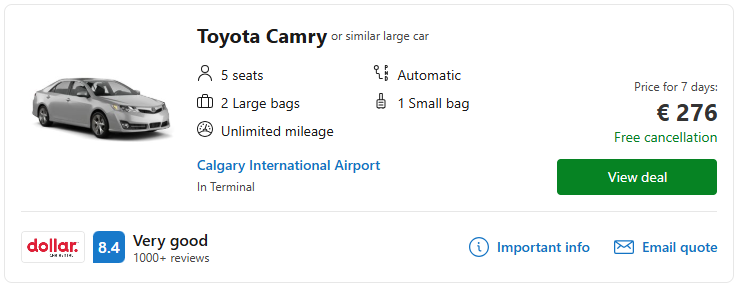 cheap car