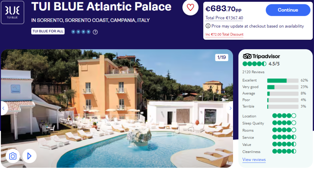 holidays in Italy