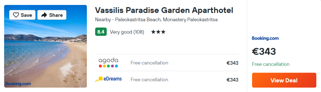 Vassilis Paradise Garden Aparthotel