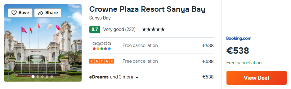 Crowne Plaza Resort Sanya Bay