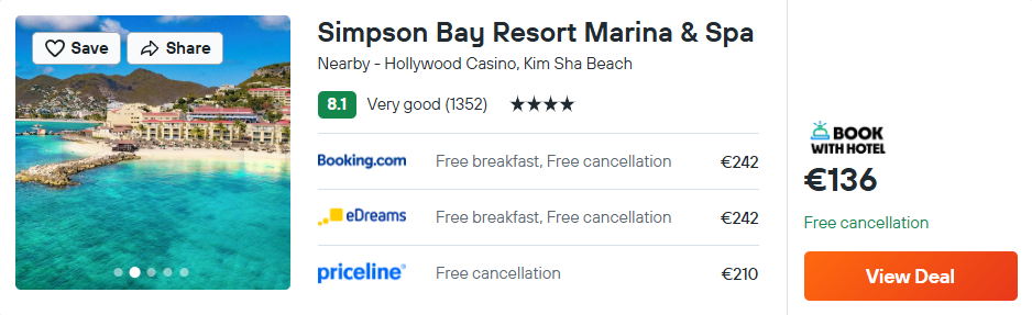 Simpson Bay Resort Marina & Spa