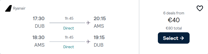 cheap flights to Netherlands