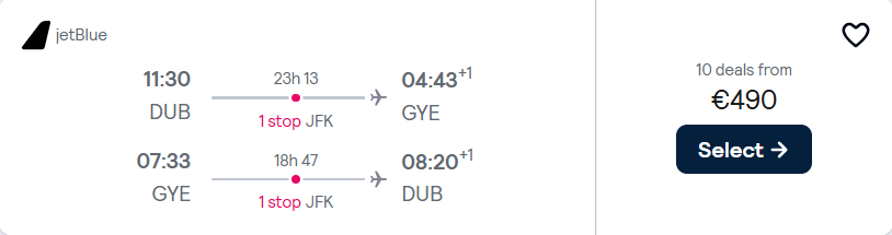 cheap flights to Ecuador
