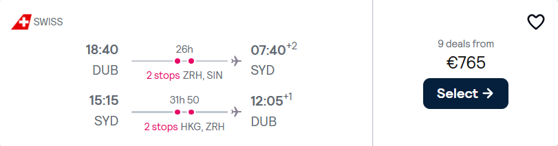 cheap flights to Australia