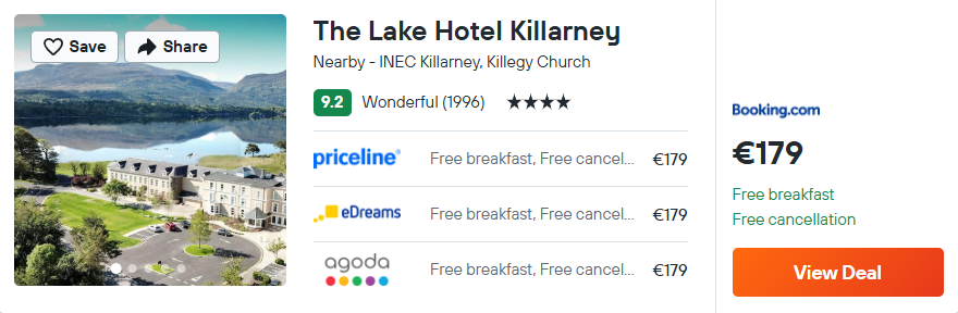 The Lake Hotel Killarney