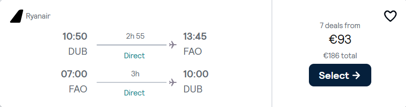cheap flights to Portugal