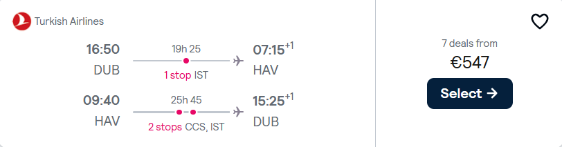 cheap flights to Cuba