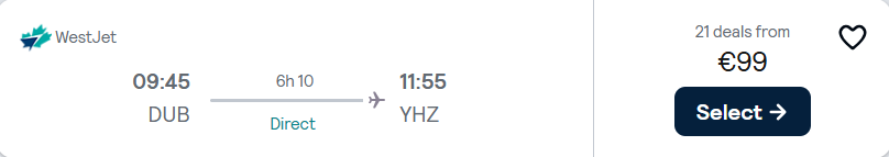 cheap flights to Canada