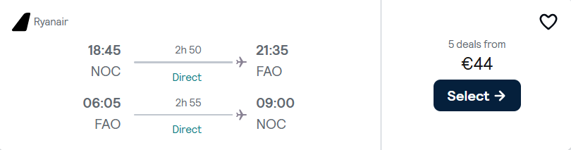 cheap flights to Portugal