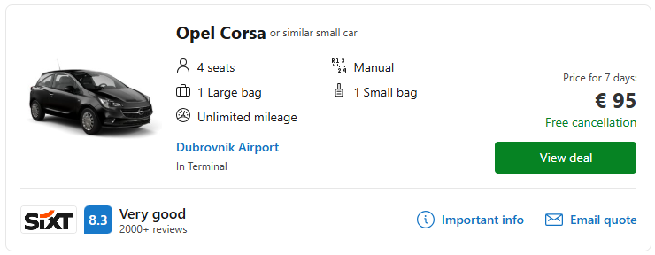 cheap car