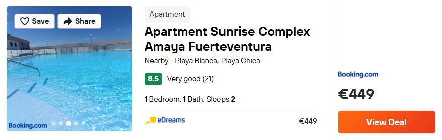 Apartment Sunrise Complex Amaya Fuerteventura