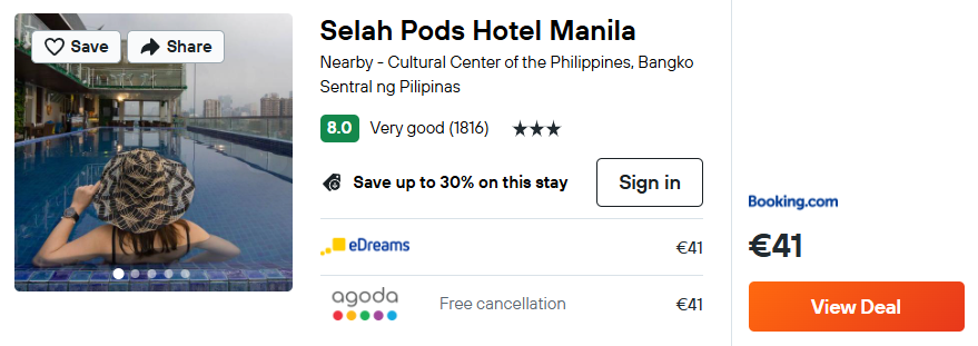 Selah Pods Hotel Manila