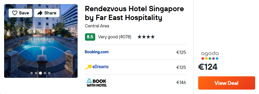 Rendezvous Hotel Singapore by Far East Hospitality
