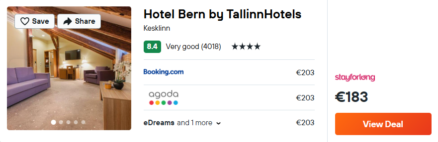 Hotel Bern by TallinnHotels