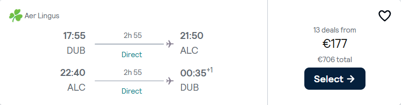 cheap flights to Spain
