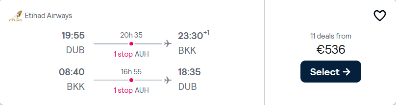 cheap flights to Thailand