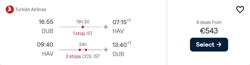 cheap flights to Cuba