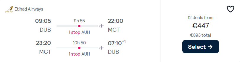 cheap flights to Oman