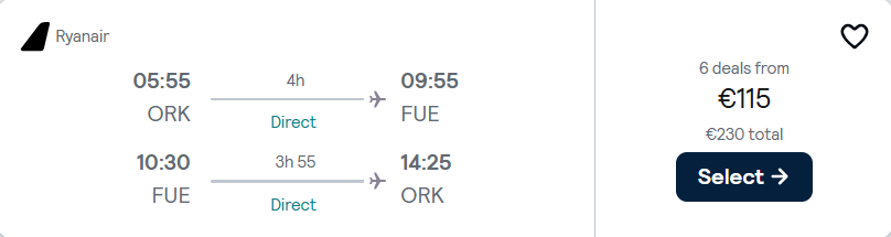 cheap flights to Spain