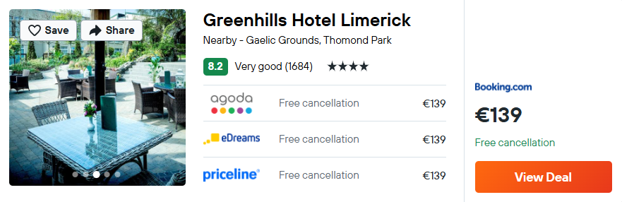 Greenhills Hotel Limerick
